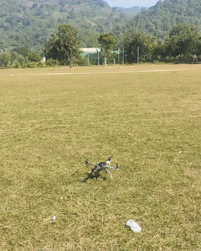 DRISTI drone in flight