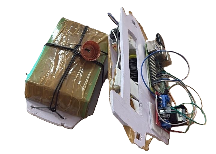 DRISTI cable-lowering delivery in operation